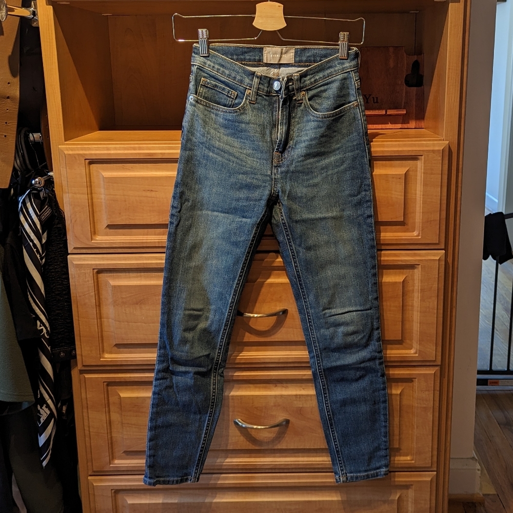 Everlane high rise skinny
